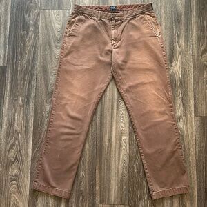 J Crew Men’s 34x32 Sutton Chino Pant Brown